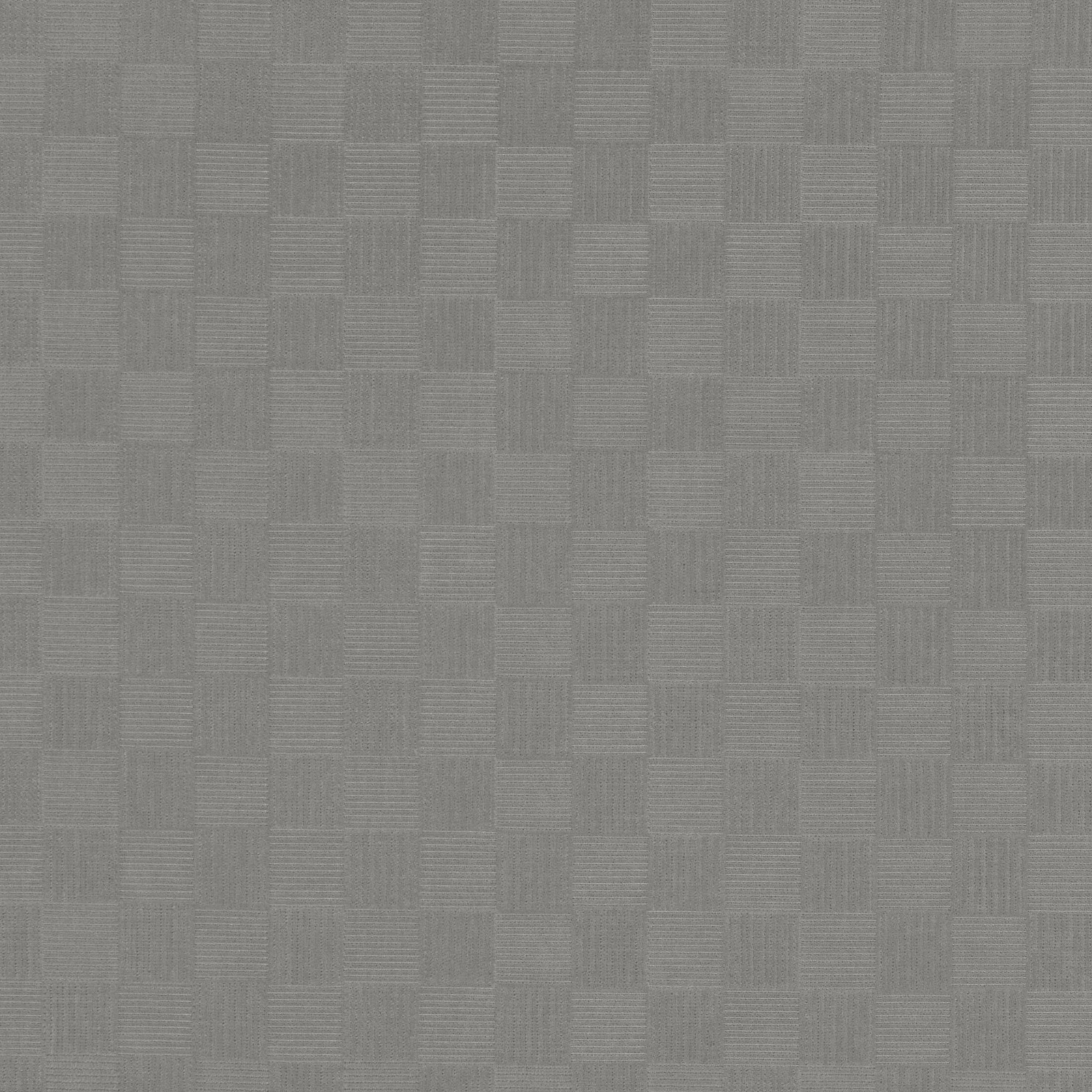 Cool pewter grey textile with subtle directional blockwork weave