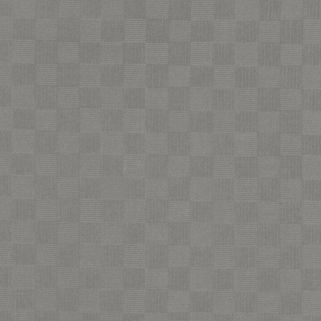 Cool pewter grey textile with subtle directional blockwork weave