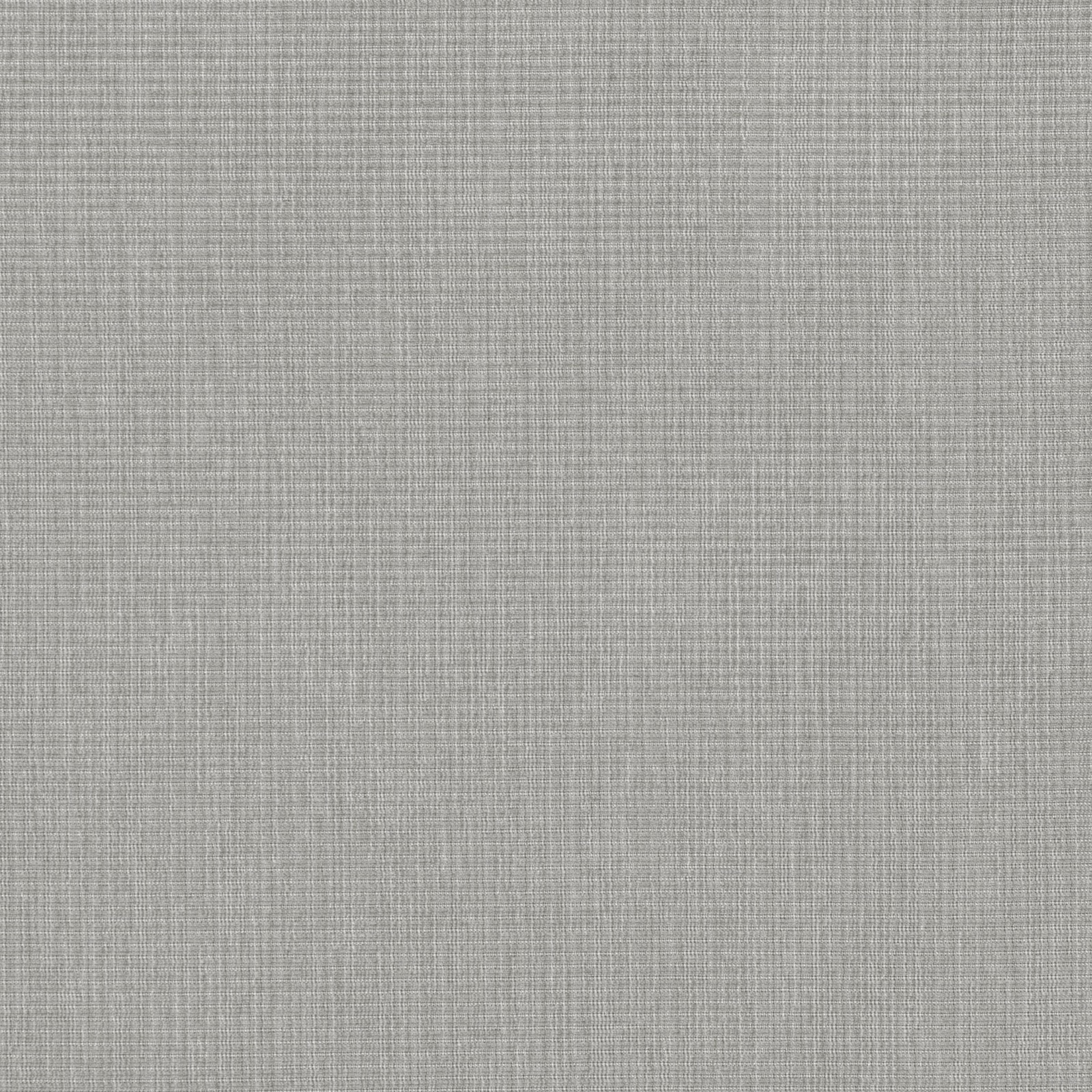 Close-up of cool dove-grey fabric with a fine, softly varied crosshatched weave