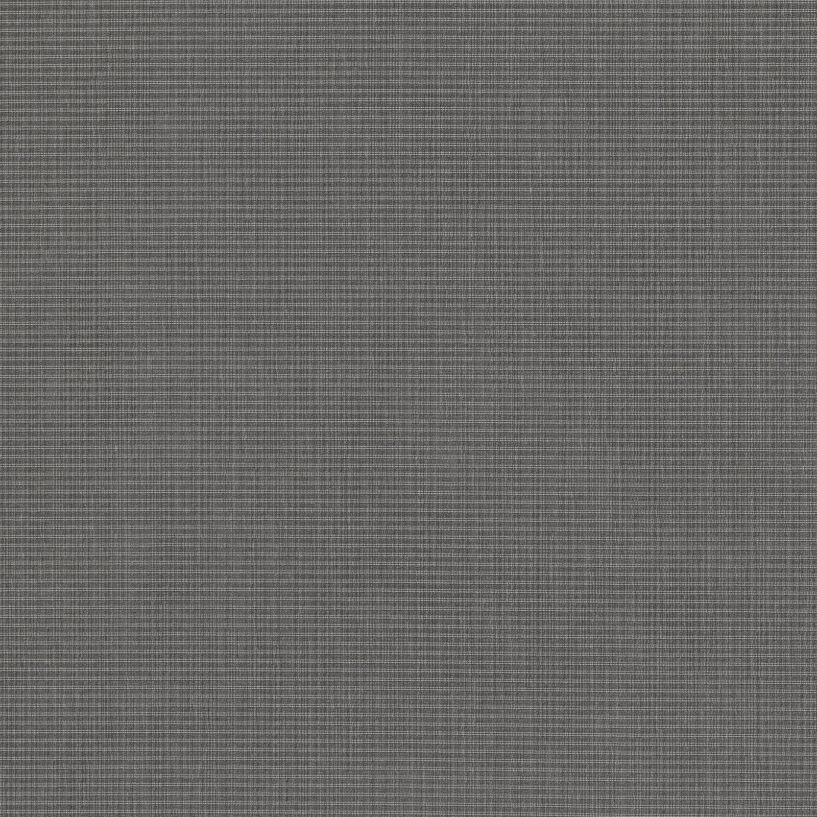 Close-up of cool pewter-grey fabric with a fine, tightly woven grid