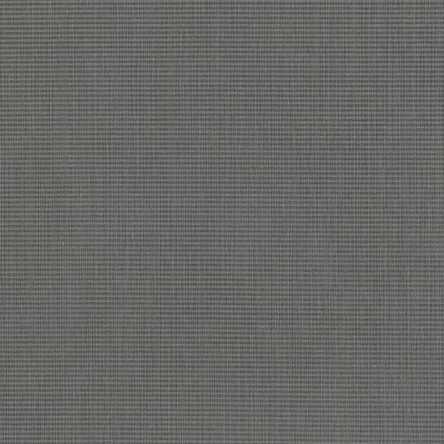 Close-up of cool pewter-grey fabric with a fine, tightly woven grid