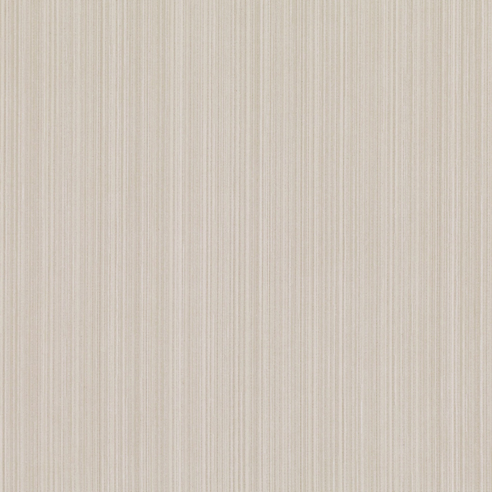 Opal-white fabric with fine vertical ivory striations and a softly textured surface