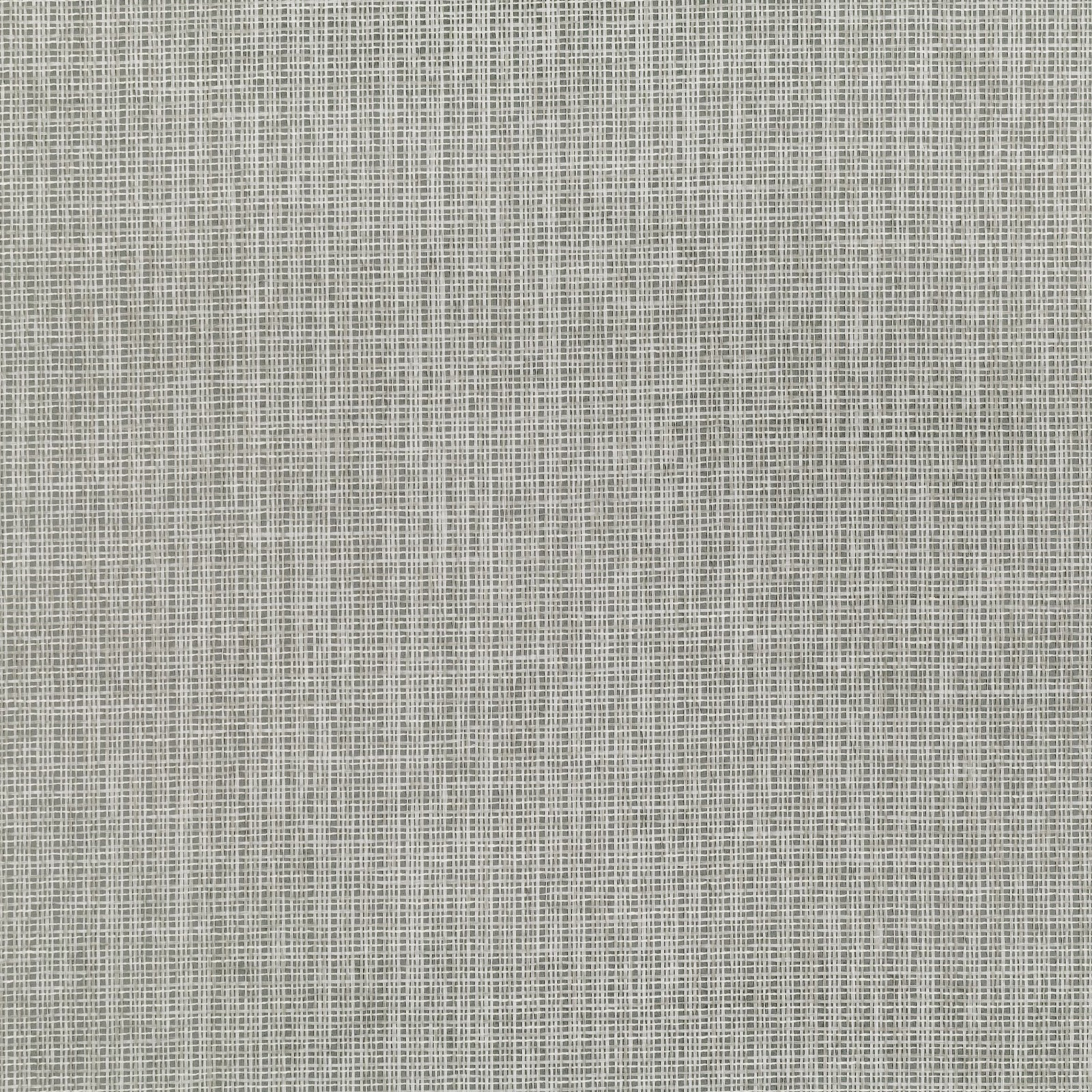 Pale sage-grey wallpaper with a fine woven crosshatch texture