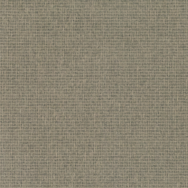Muted olive-grey wallpaper with a fine taupe crosshatched weave