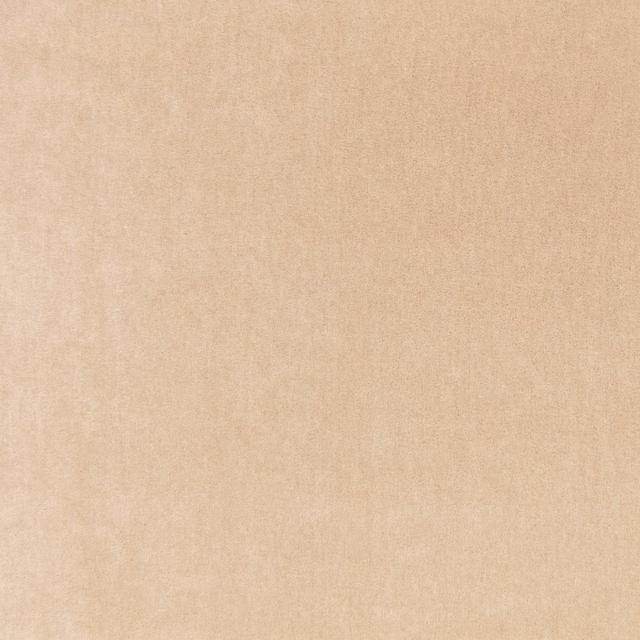 Warm camel plush fabric with a softly mottled, short-pile surface