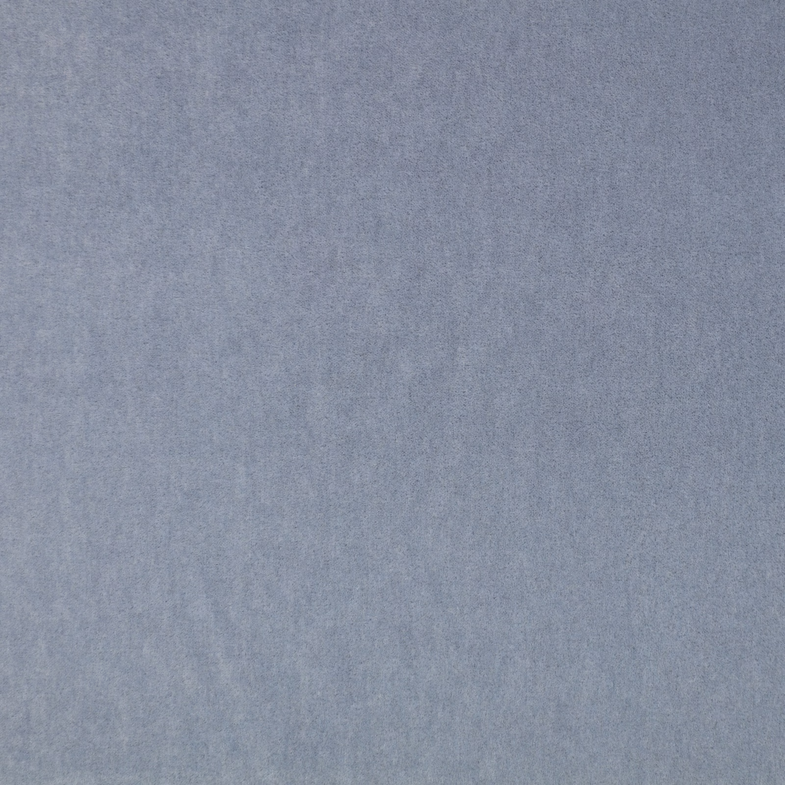 Muted carbon-blue plush fabric with soft grey shading and fine vertical nap