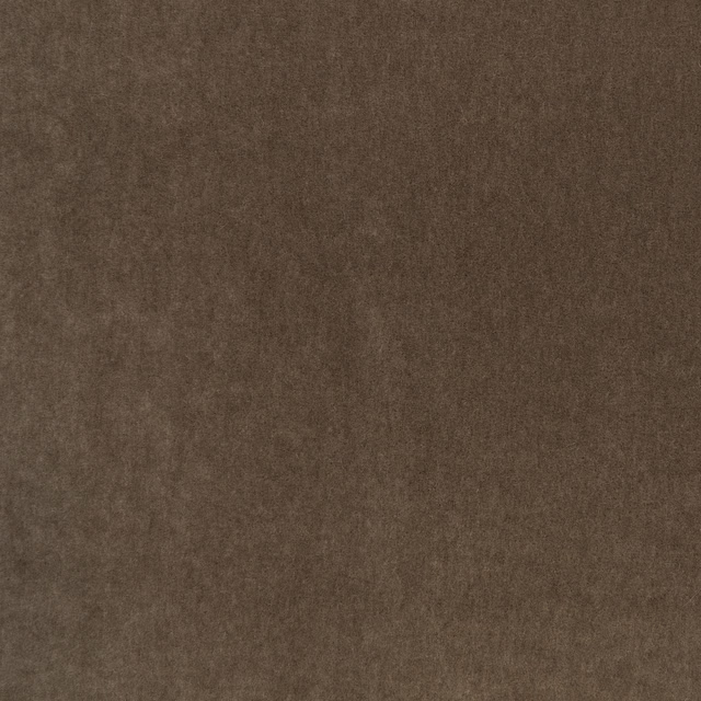 Warm chocolate brown plush fabric with a dense, softly brushed, subtly tonal surface