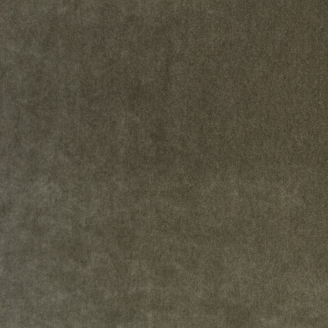 Deep olive-grey plush fabric with a softly mottled, cloudy surface