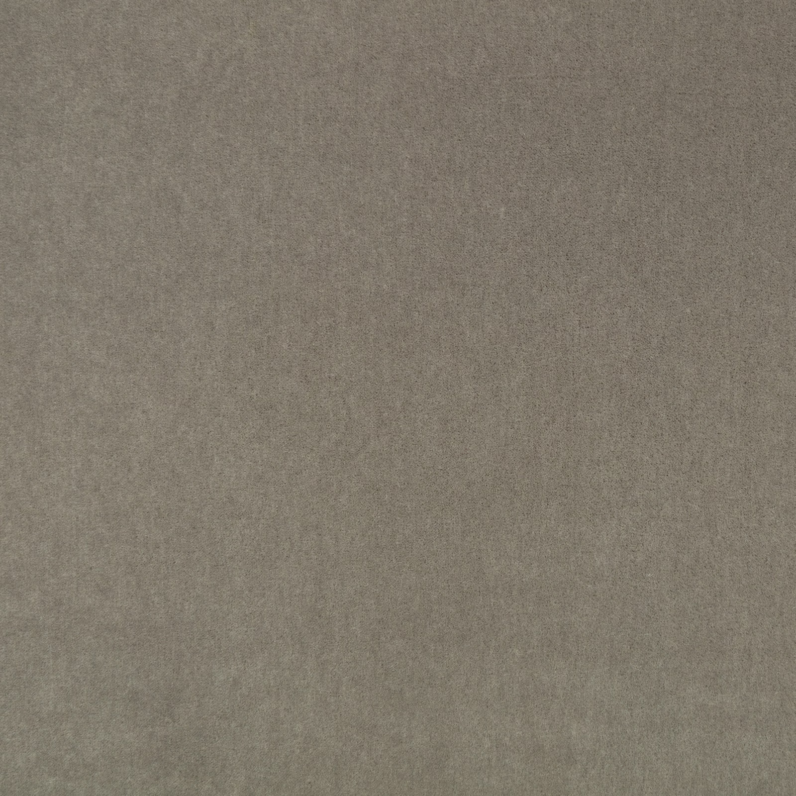 Warm taupe-grey plush textile with subtle mottled nap and softly shaded surface