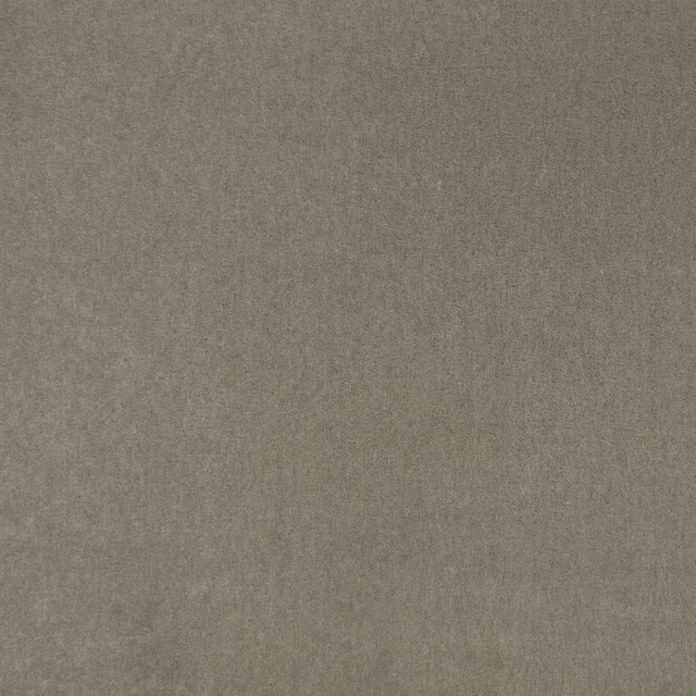 Warm taupe-grey plush textile with subtle mottled nap and softly shaded surface