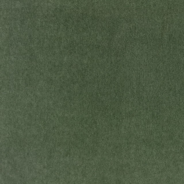 Deep moss-green plush textile with a softly mottled, light-catching nap