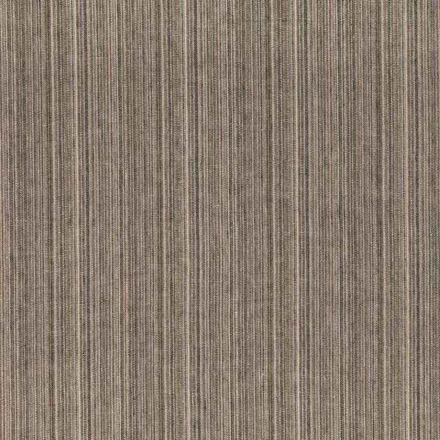 Warm chestnut and taupe vertical striations in a finely textured woven fabric