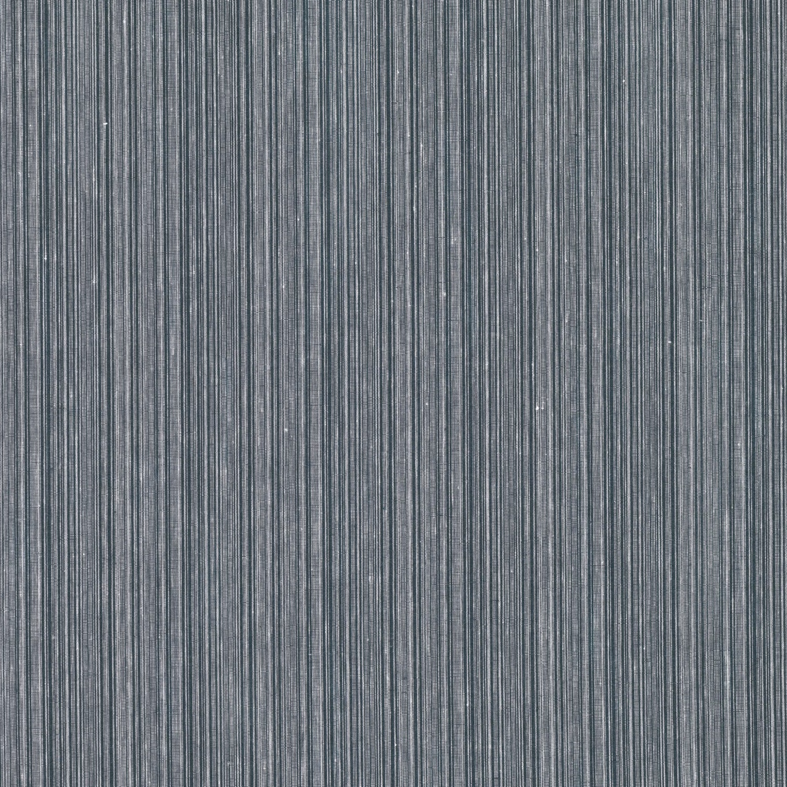 Deep indigo fabric with fine blue-grey vertical ribs and subtly varied woven texture