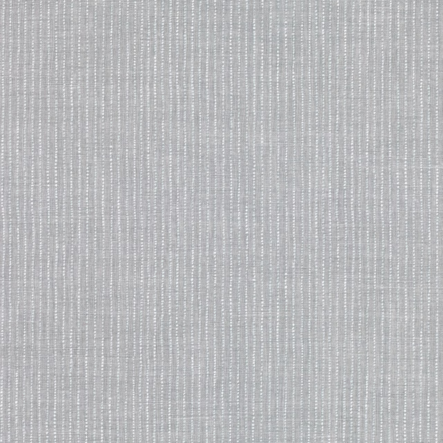 Pale dove-grey woven swatch with fine irregular vertical lines and softly textured surface
