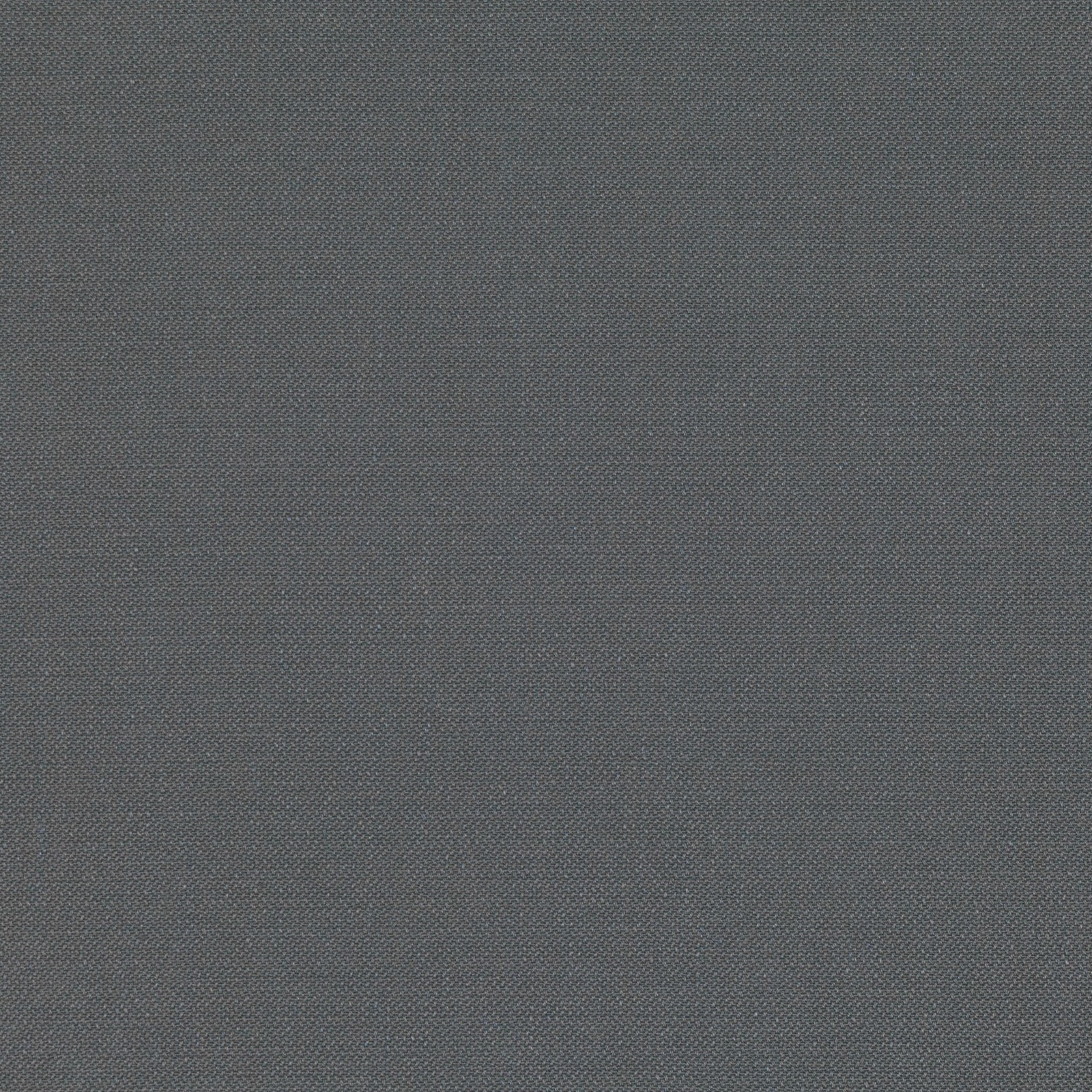 Close-up of deep carbon blue-grey plain weave with fine interlaced texture