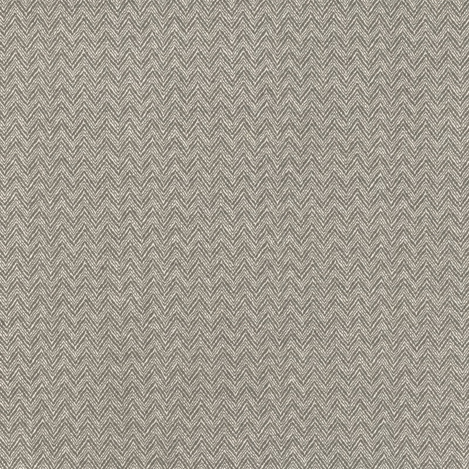 Taupe-grey woven chevron fabric with fine heathered texture and soft contrast
