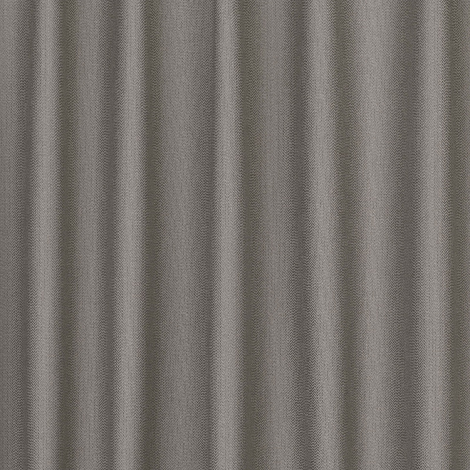 Gunmetal grey woven swatch with fine vertical ribs and softly shifting light