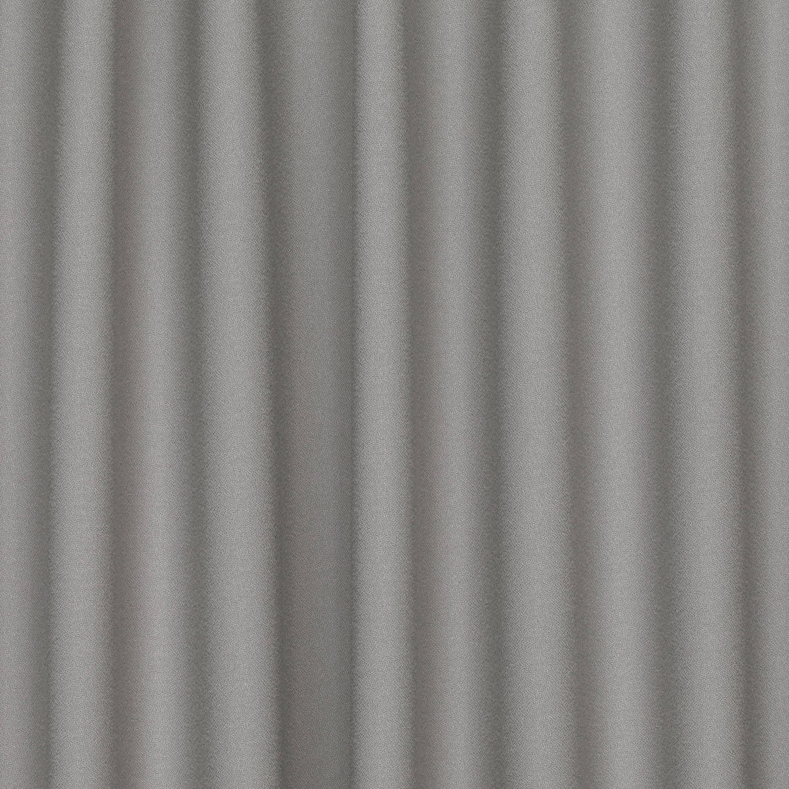 Storm-grey fabric with softly raised vertical ribs and tonal shadowing
