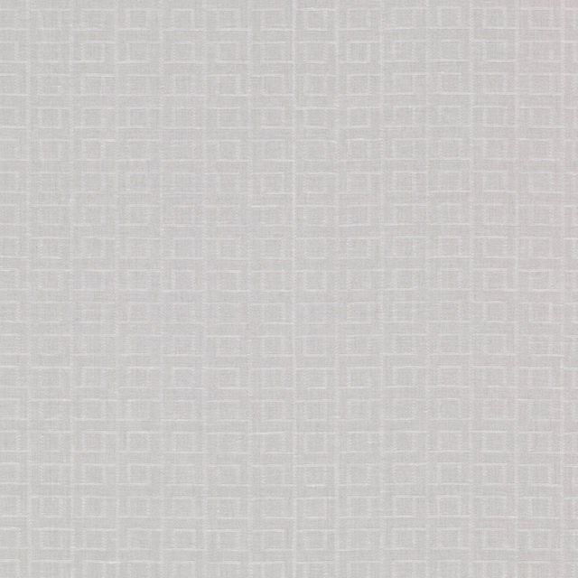 Pale Ocean Mist grey woven fabric with subtle interlocking rectangular lines