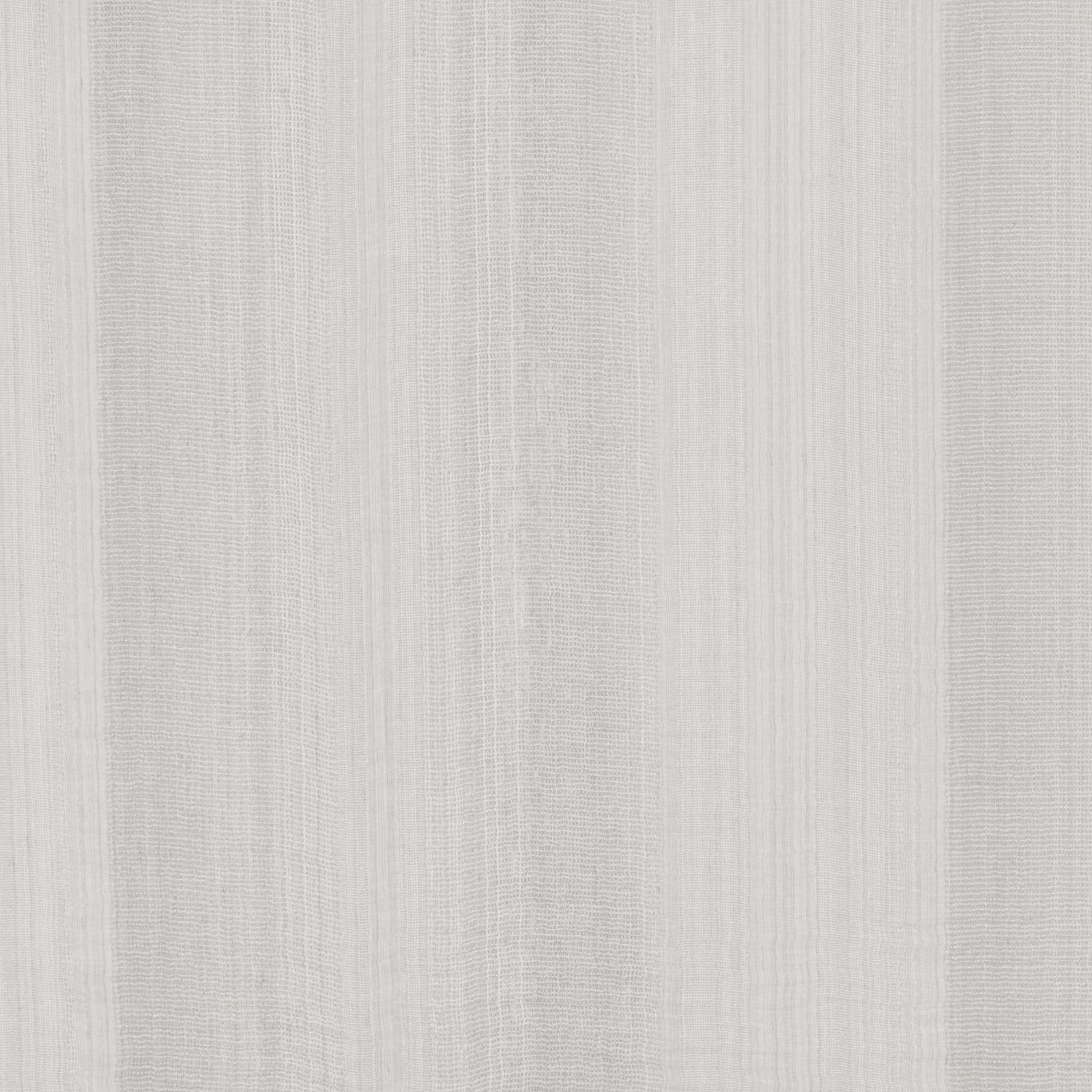 Pale chalk-grey sheer fabric with fine vertical woven striations and subtle translucent texture