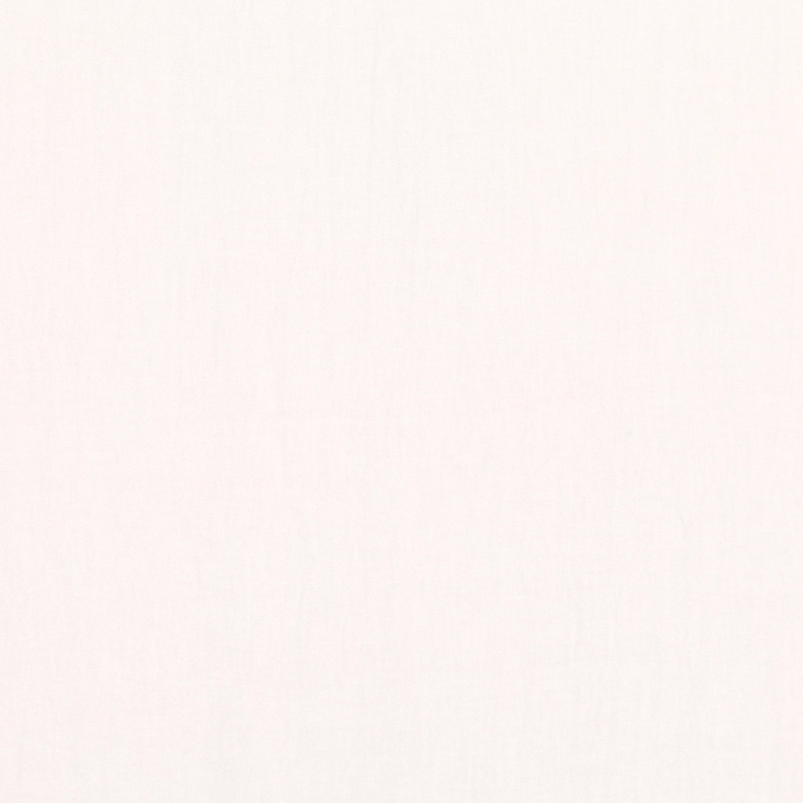 Warm white sheer with faint vertical grain and delicate dappled texture