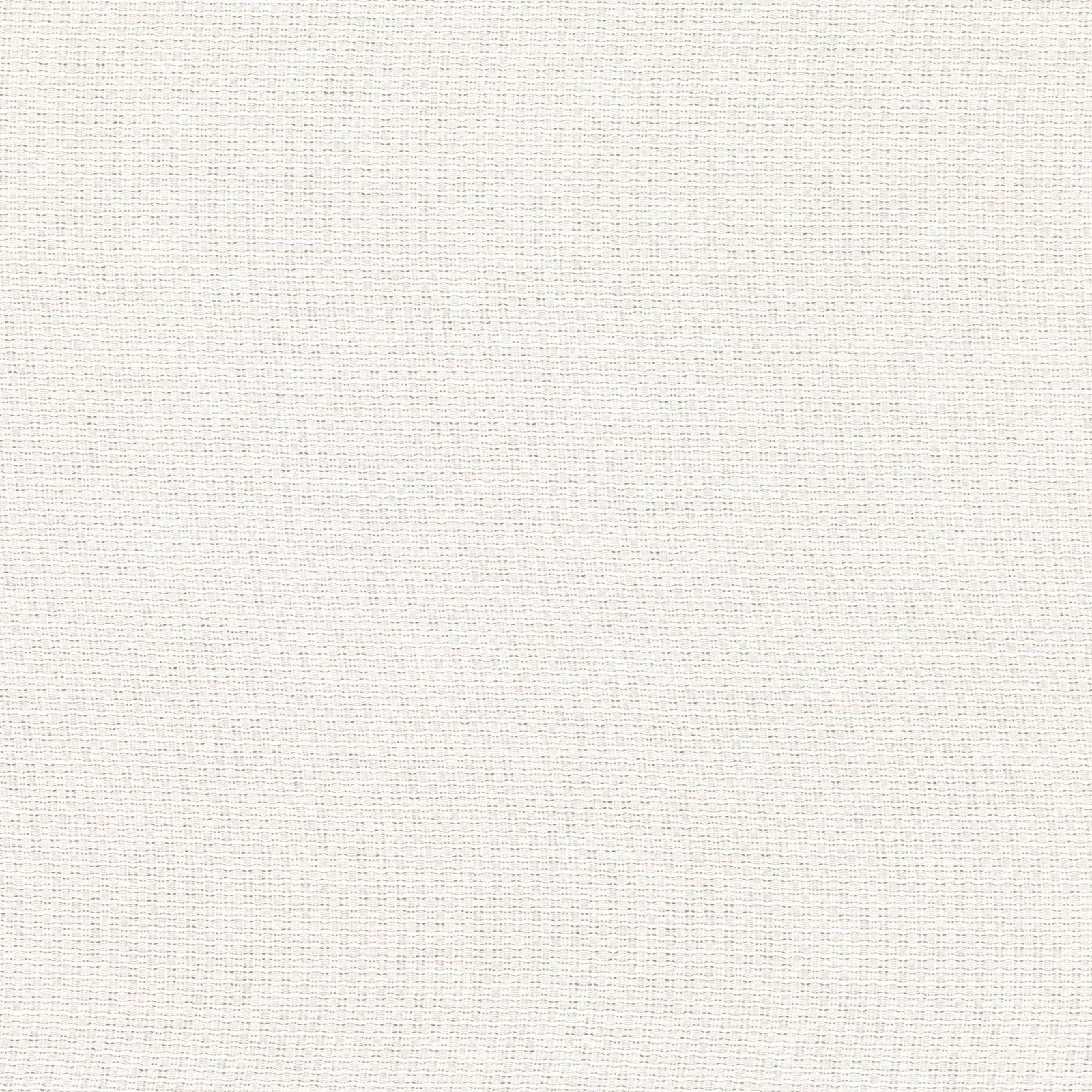 Warm white finely woven sheer showing a delicate, even linen-like grid