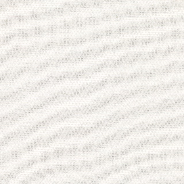 Warm white finely woven sheer showing a delicate, even linen-like grid