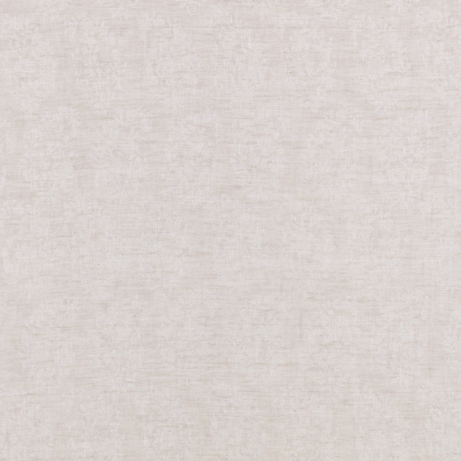 Pale natural ivory sheer fabric with subtle cloudy striations and a softly textured surface