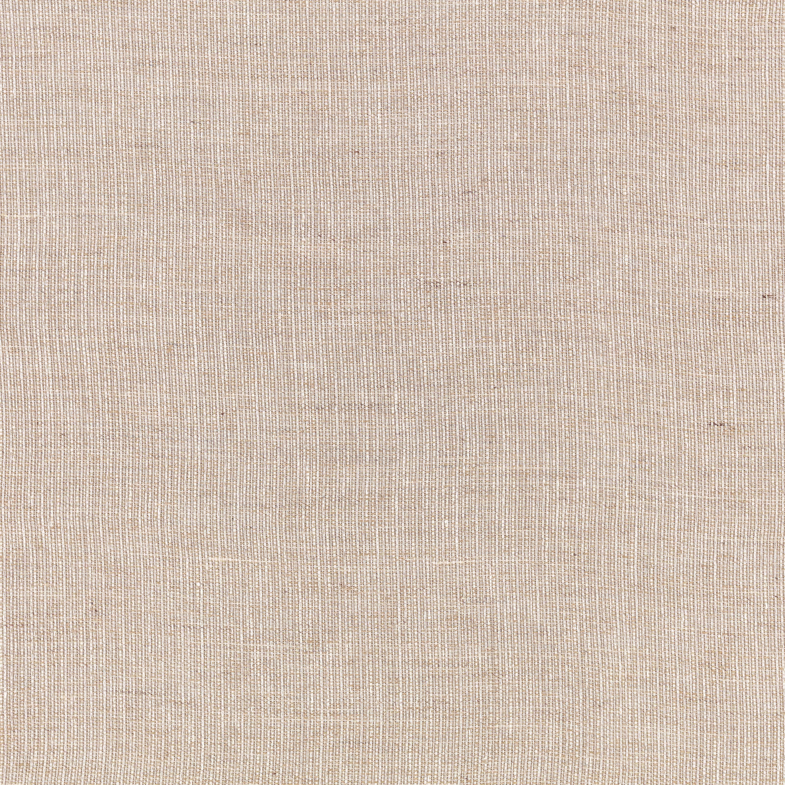Warm oatmeal-beige sheer with fine vertical lines and delicate horizontal slubs
