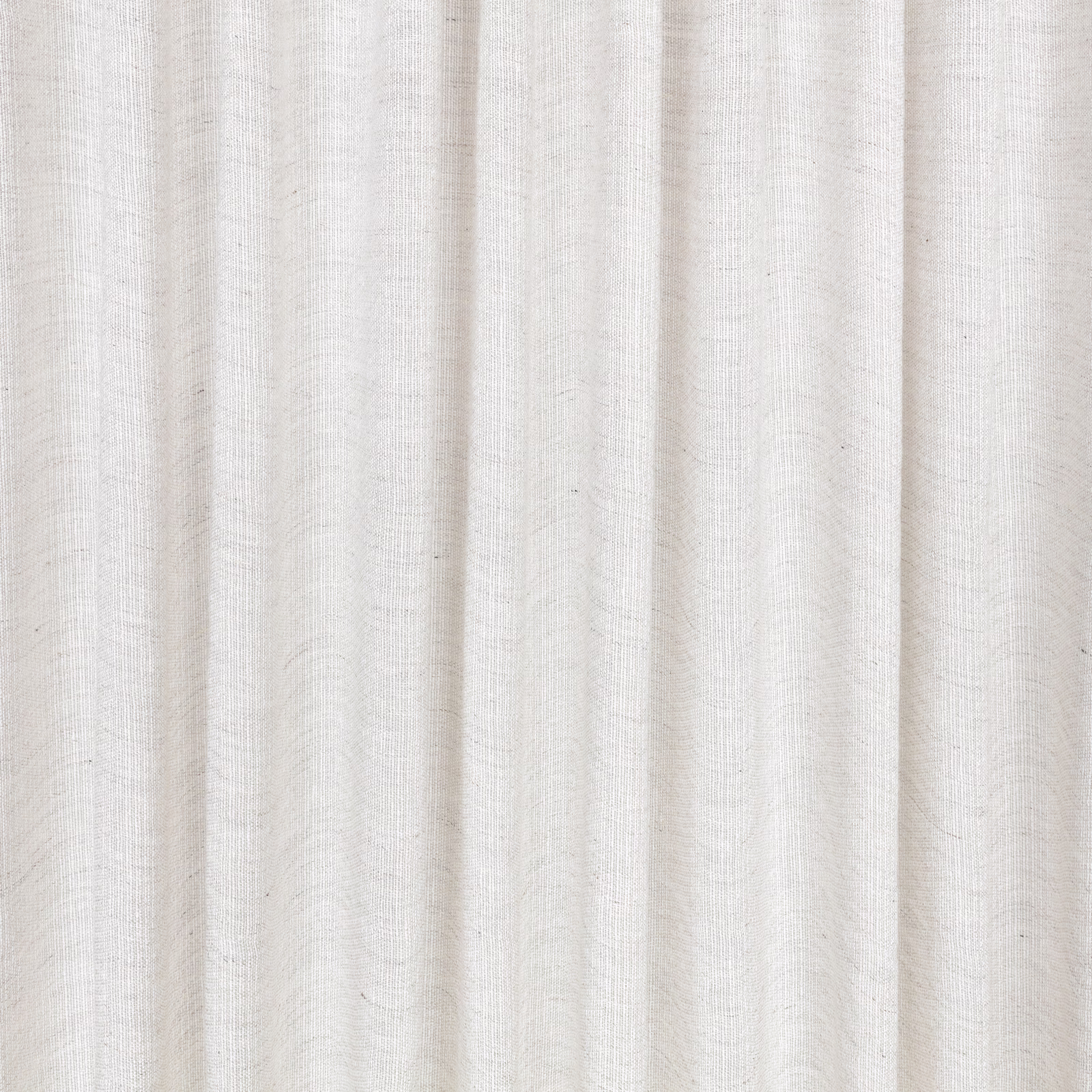 Cool silvery-ivory sheer with fine slub texture falling in soft vertical folds