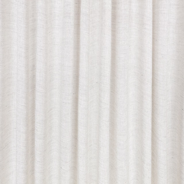 Cool silvery-ivory sheer with fine slub texture falling in soft vertical folds
