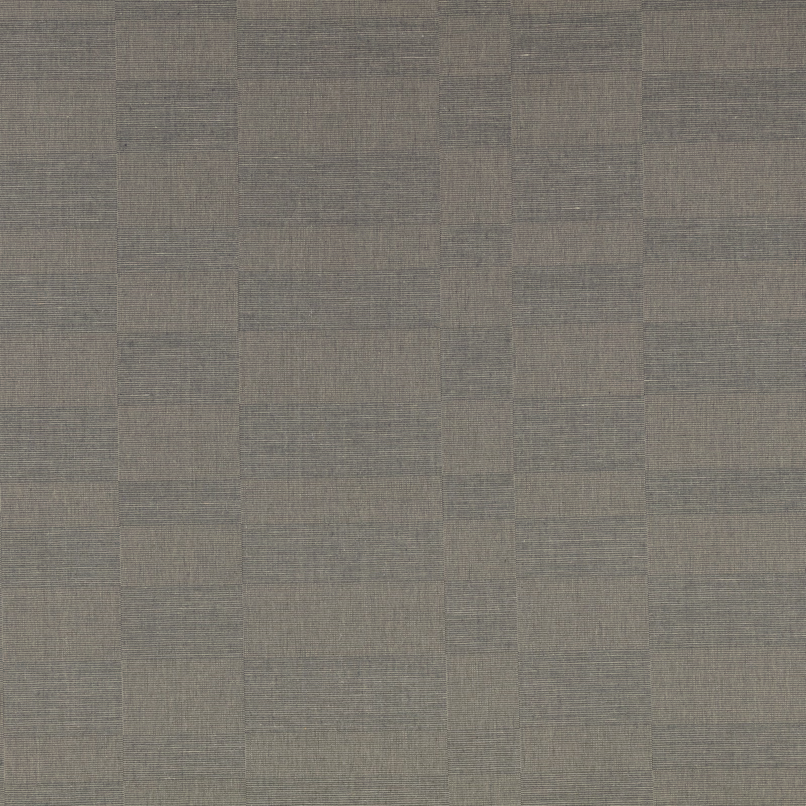 Smoky anthracite woven fabric with subtle tonal rectangular ashlar blocks