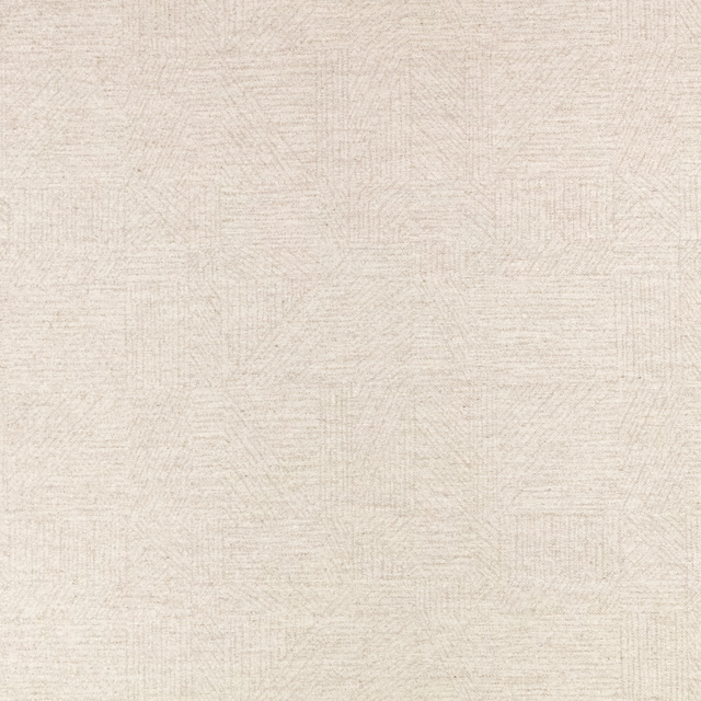 Pale fossil-ivory fabric with faint taupe sketch lines and a fine woven texture