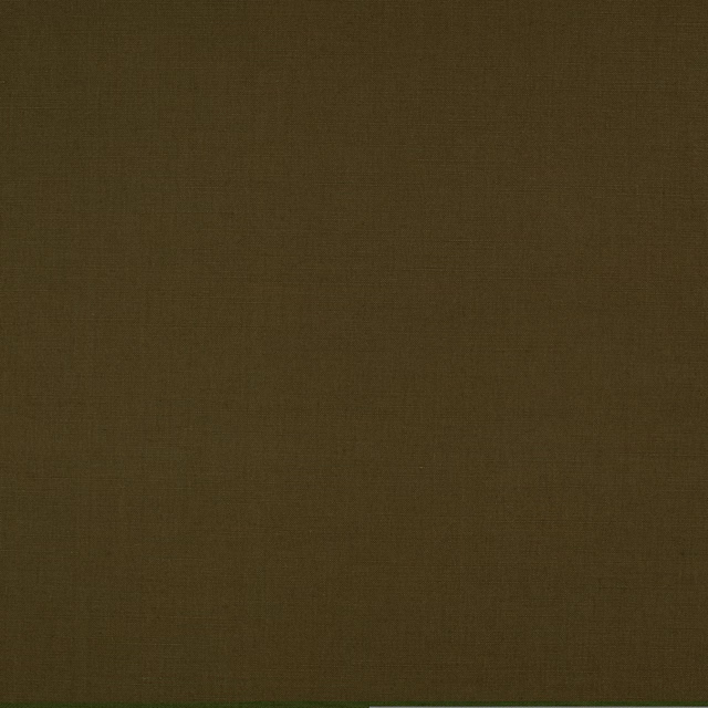 Deep olive-brown plain weave with fine subtly striated surface