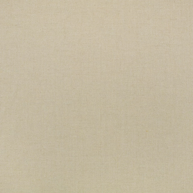 Pale flax-beige plain weave with fine vertical slubs and soft tonal texture