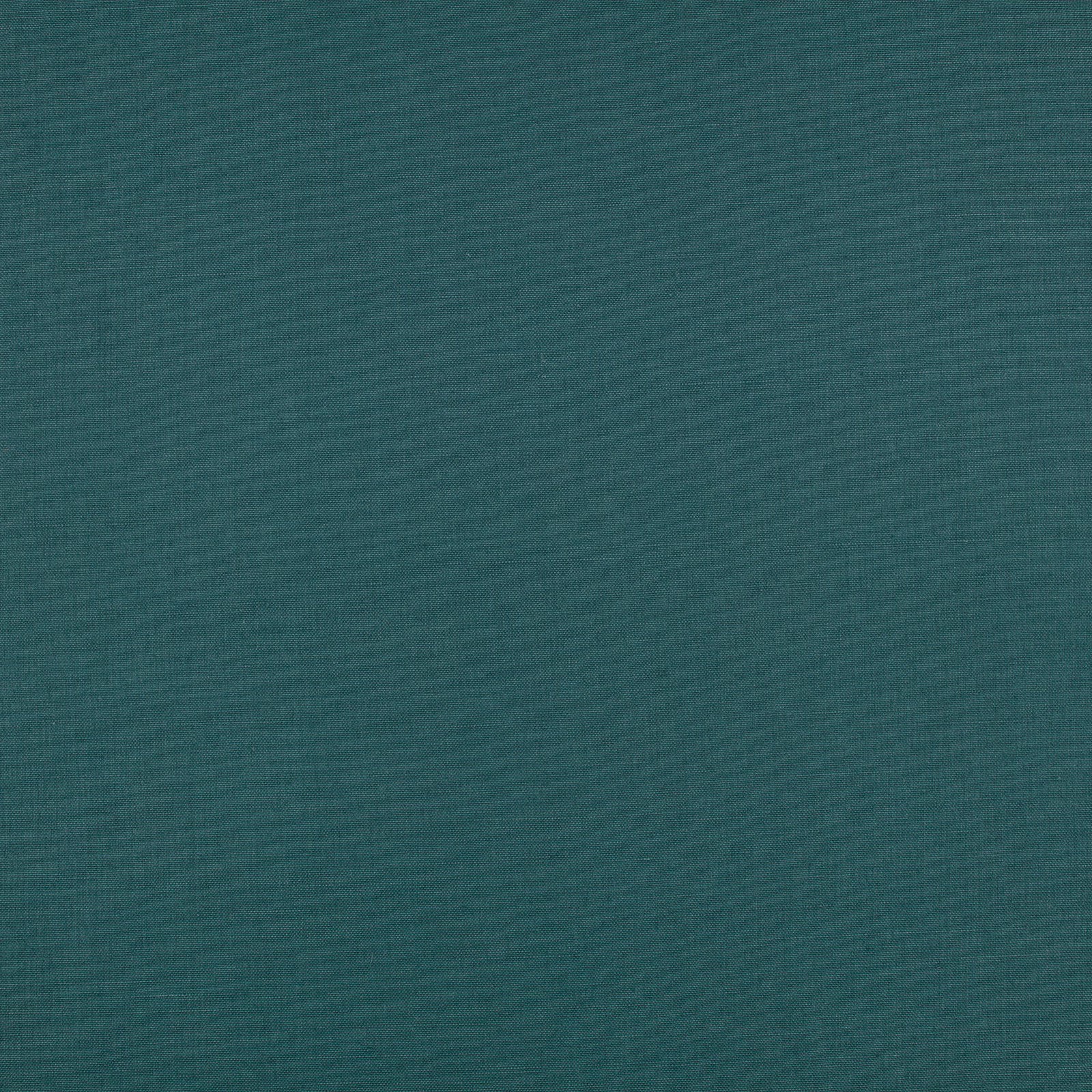 Deep peacock teal plain weave with a subtly crosshatched textile surface