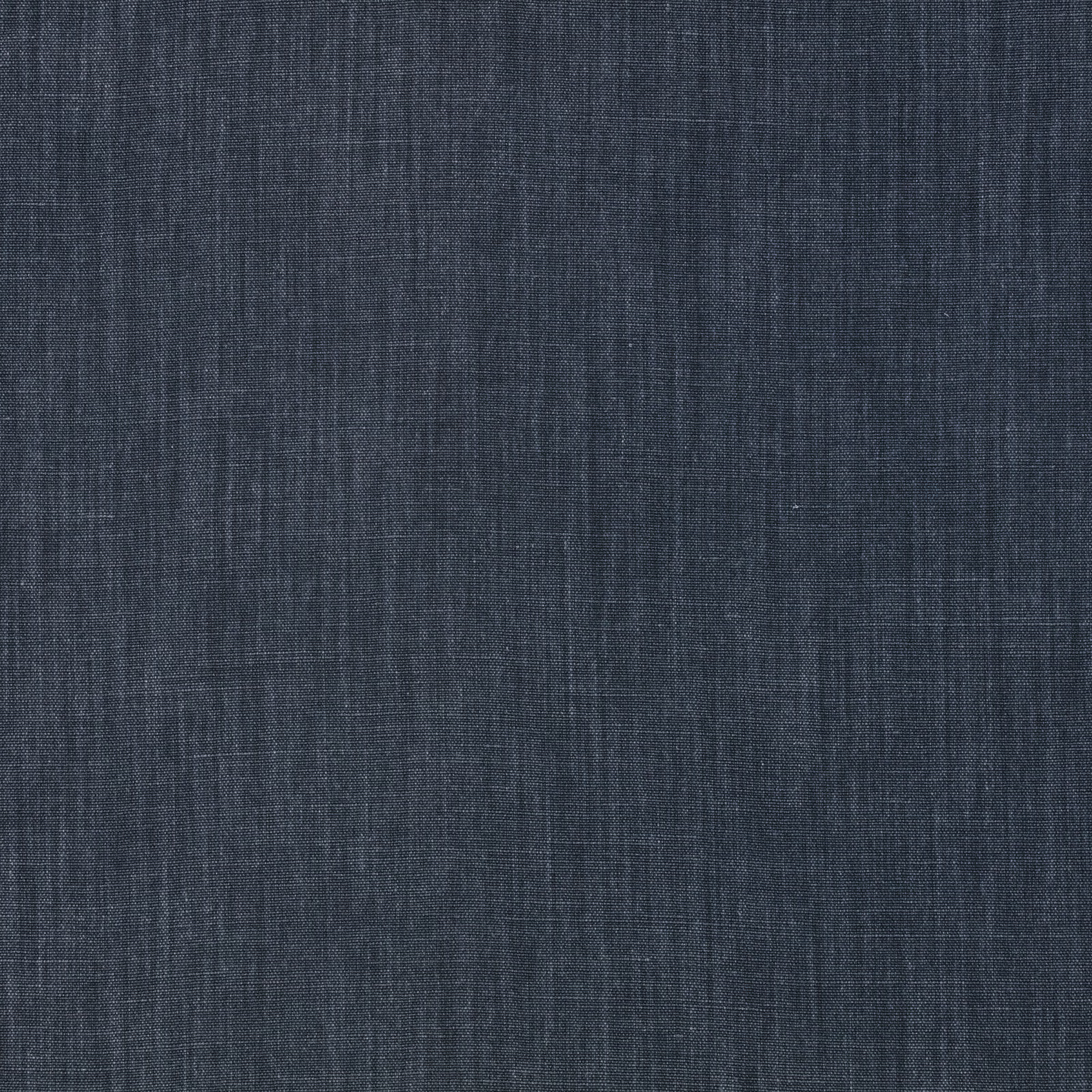 Deep indigo plain fabric with fine crosshatched woven texture