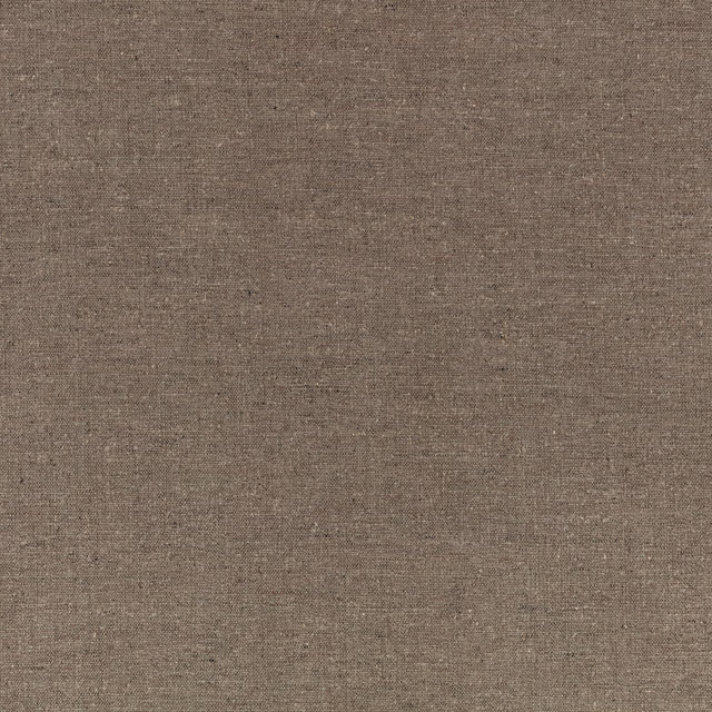 Warm chestnut-brown plain weave with a finely mottled, subtly slubbed surface