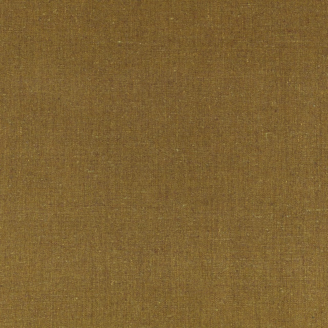 Warm ochre-brown plain weave with subtle slub and fine tonal variation