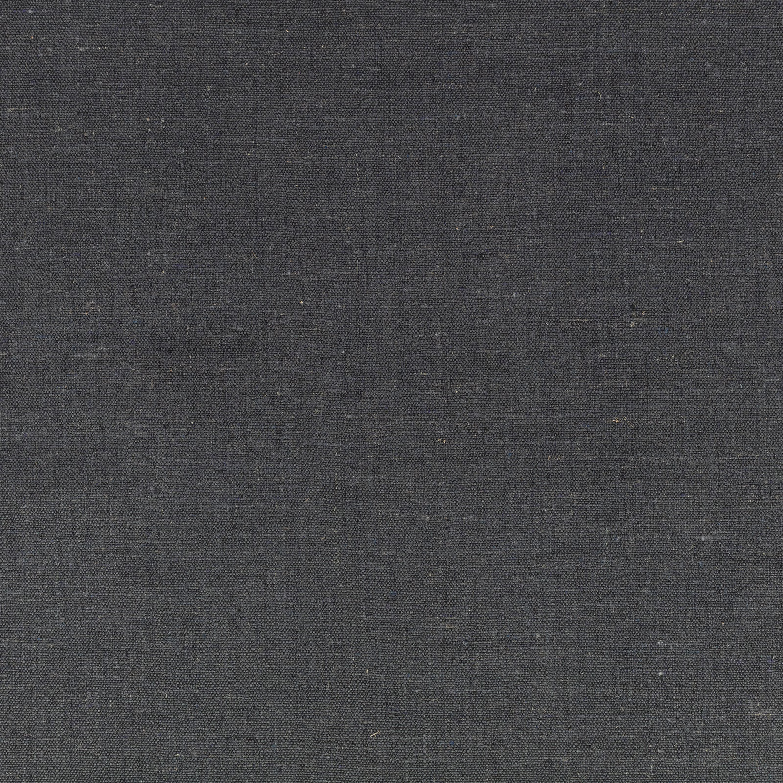 Dark charcoal ink-blue fabric with a fine, subtly flecked plain weave