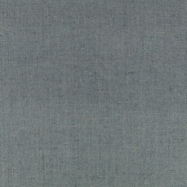 Close-up of muted blue-grey plain weave with fine flecked textile texture
