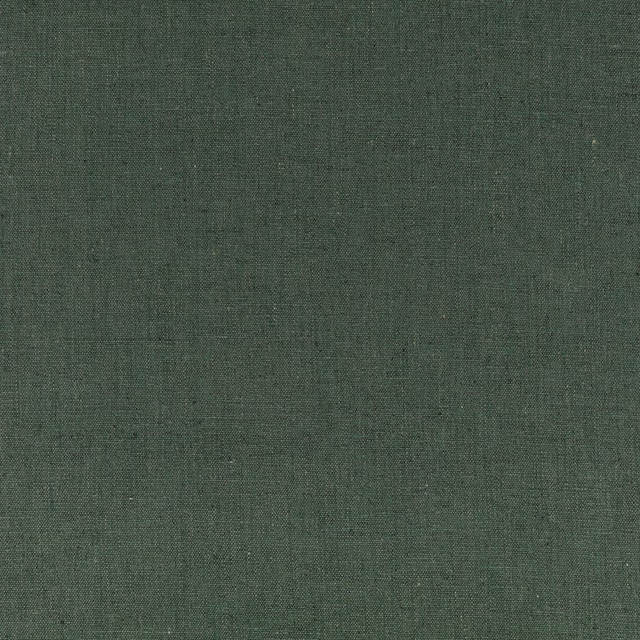 Close view of muted olive-green plain weave with subtle crosshatched texture
