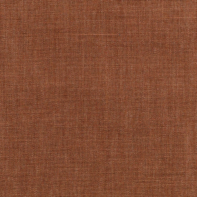 Burnt orange plain weave with fine crosshatch texture and subtle tonal variation