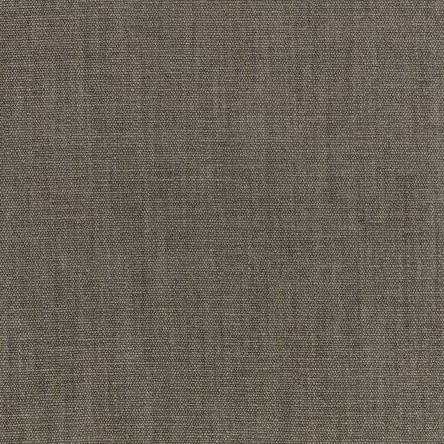 Close view of M650 Gunmetal’s charcoal-grey plain weave with warm taupe flecks.