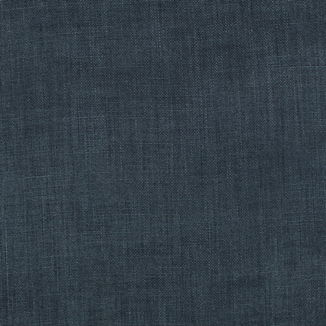 Deep blue-green plain-weave textile with subtle charcoal tonal variation