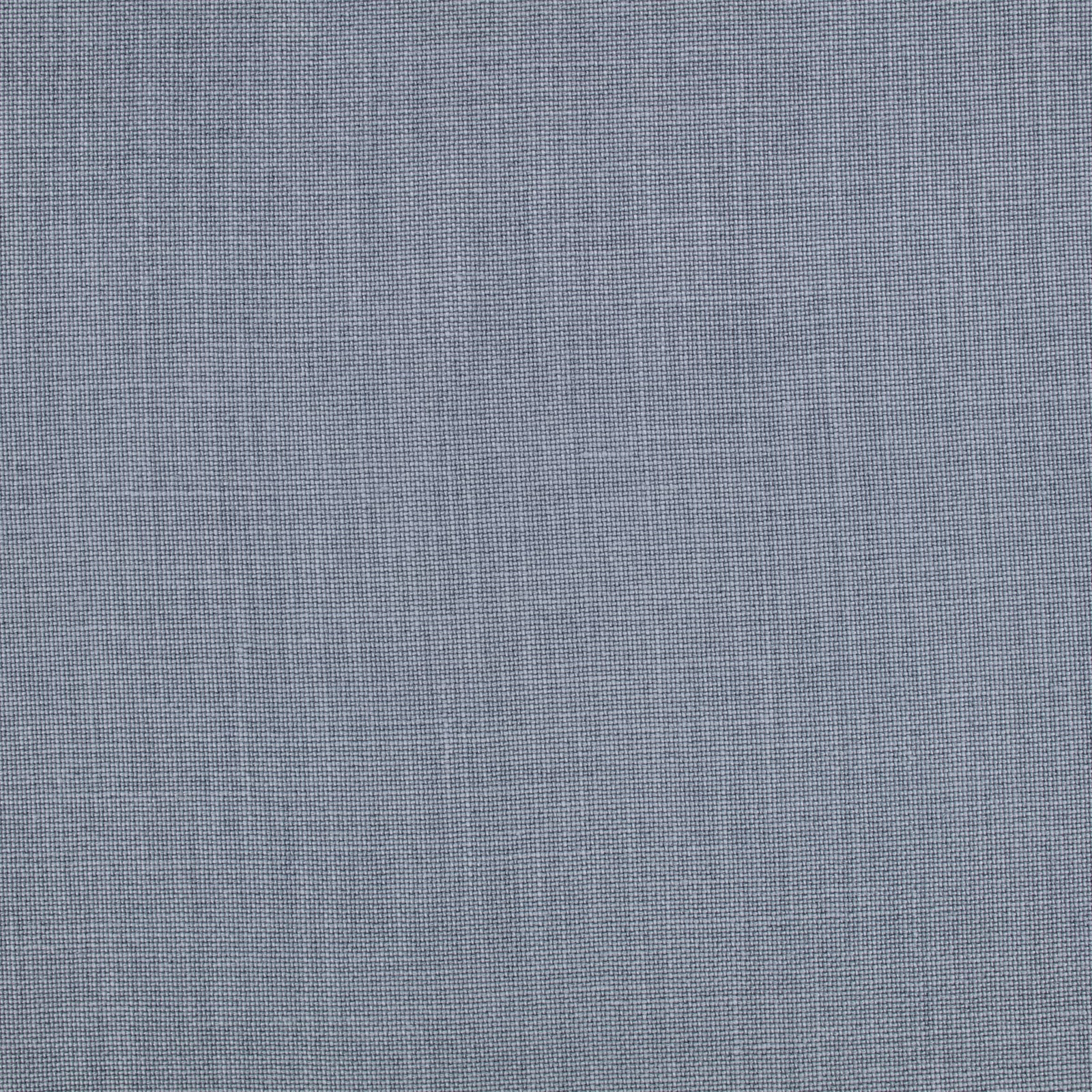Close-up of cool dove-grey plain weave with a finely textured blue-grey surface