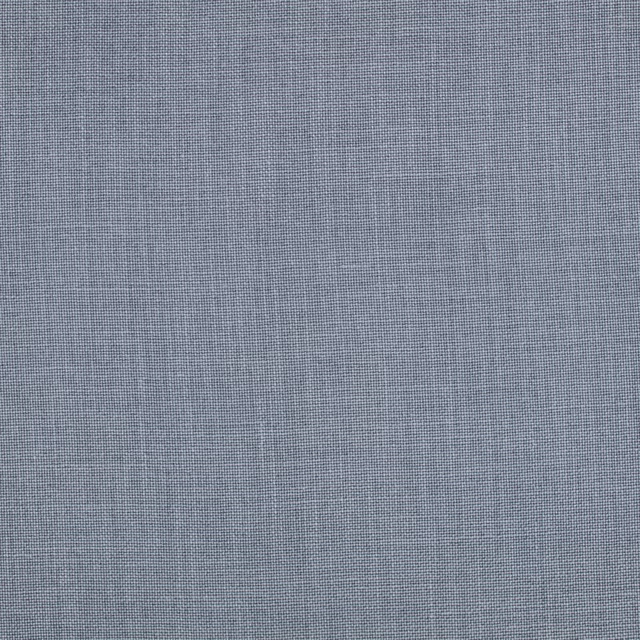 Close-up of cool dove-grey plain weave with a finely textured blue-grey surface
