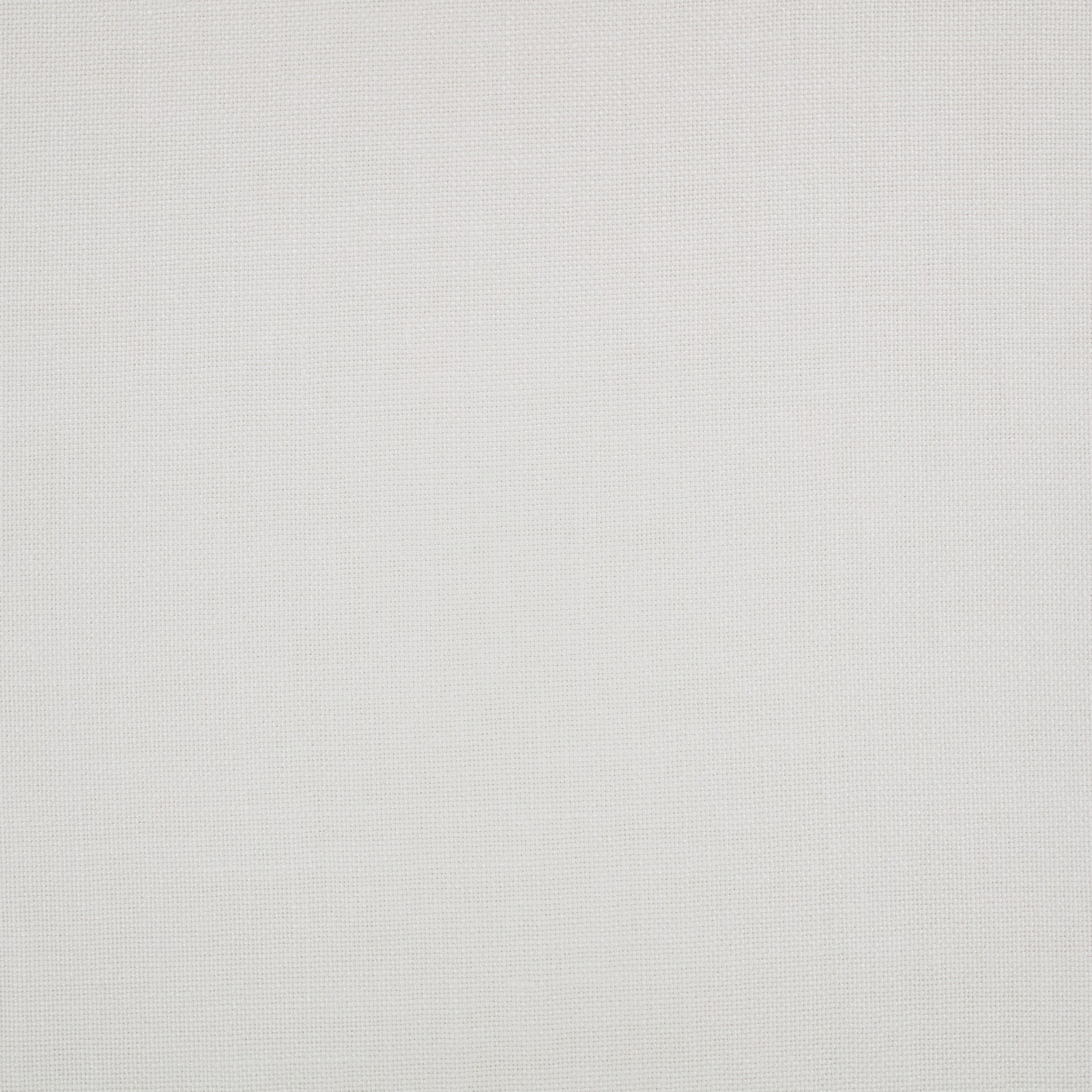Close-up of cool snow-white fabric with a fine, subtle plain weave texture
