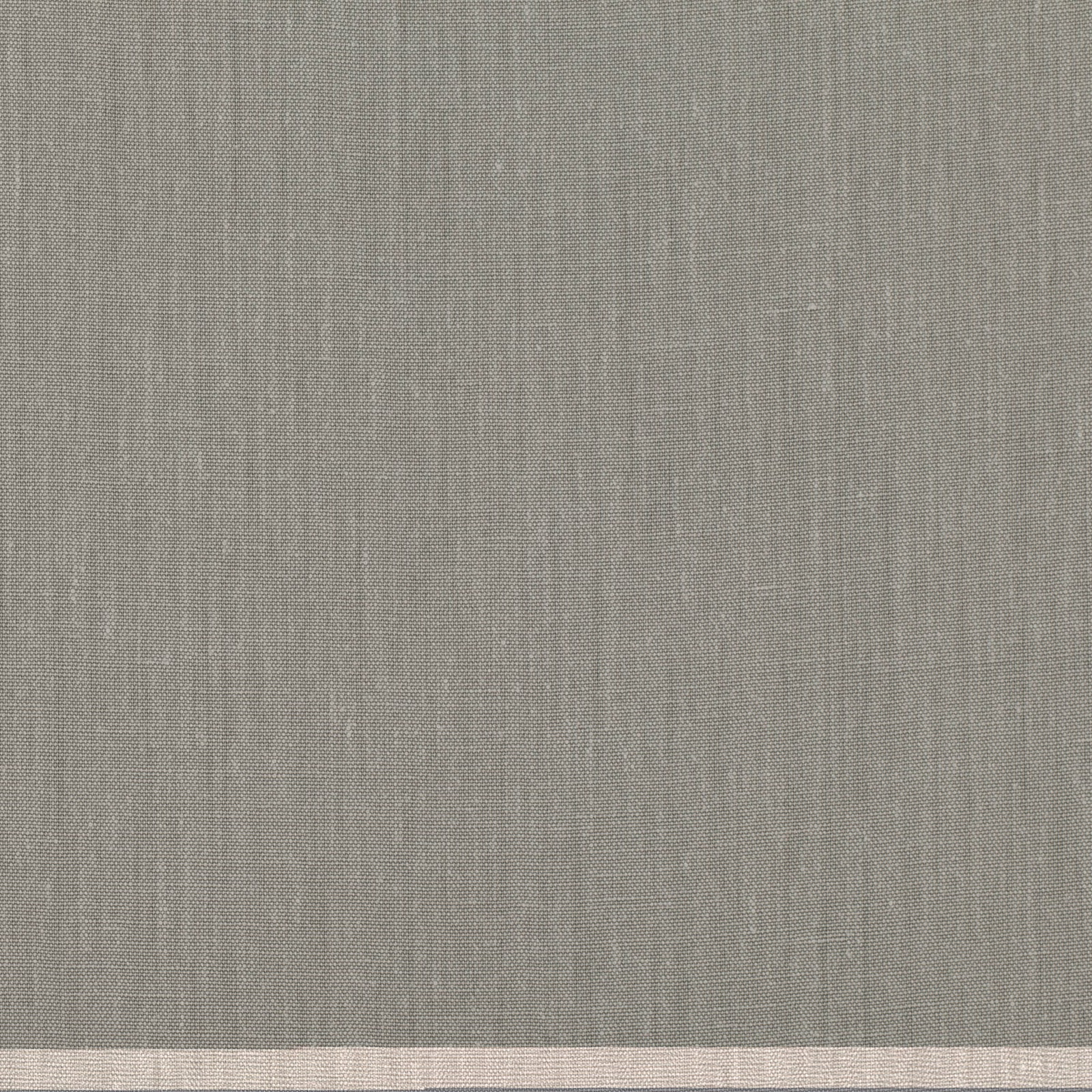 Soft grey-taupe plain weave showing fine vertical slub texture