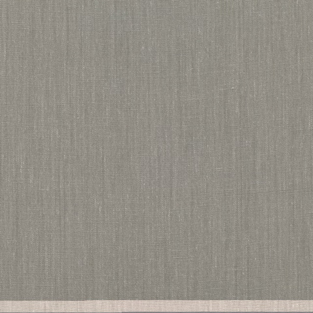 Soft grey-taupe plain weave showing fine vertical slub texture